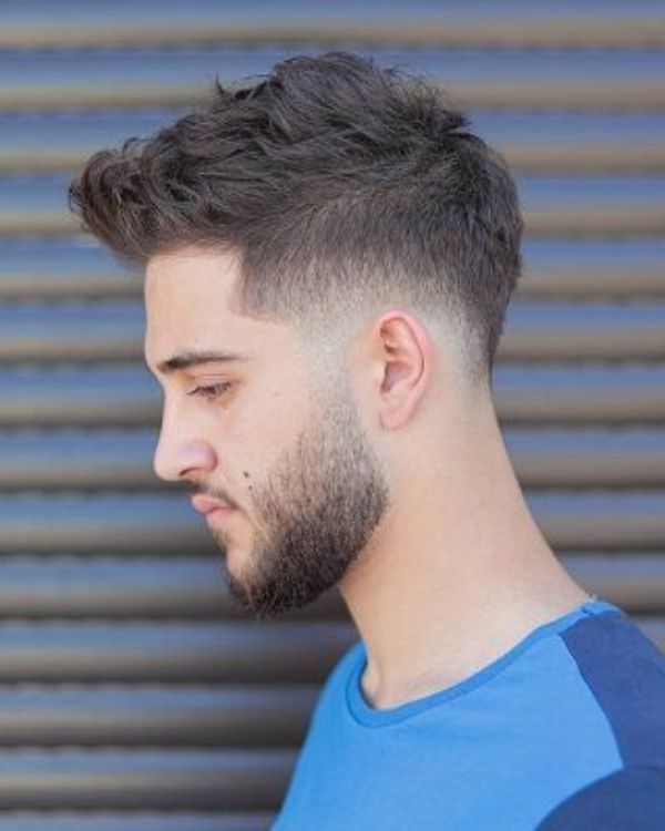 Long Crew Cut With Low Fade