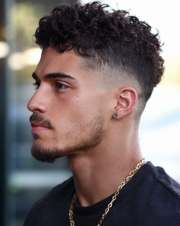Thick Curly haircut