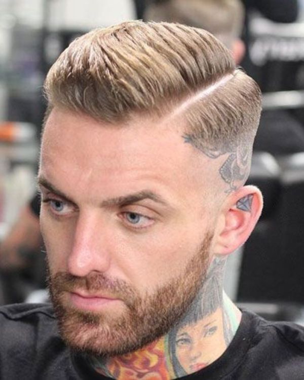 Military Comb Over Fade